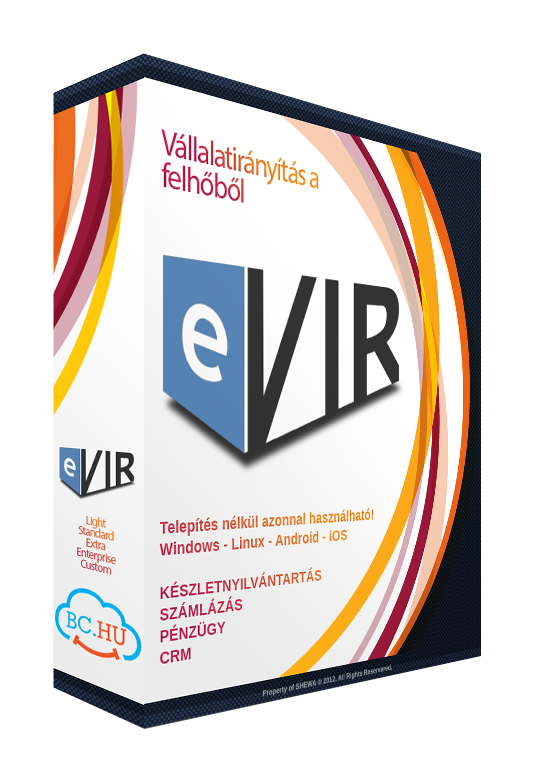 Tovább az eVIR weboldalára! eVIR szoftver doboza